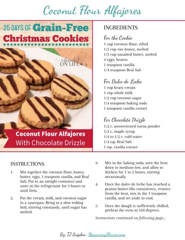 Grain-Free Christmas Cookies – Alfajores