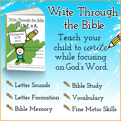 Teach Bible and Handwriting Practice for Preschoolers