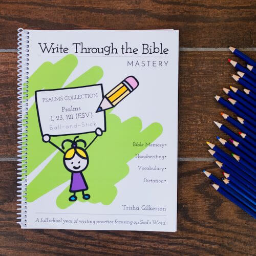 Psalms Collection (Psalms 1, 23, and 121) Mastery Workbooks