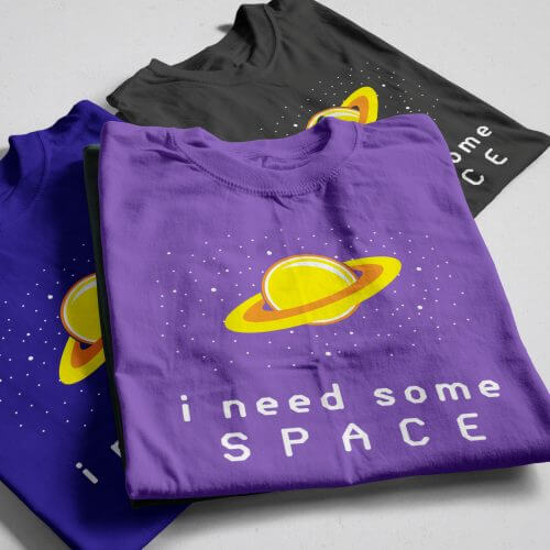 T-Shirt: "I Need Some Space"