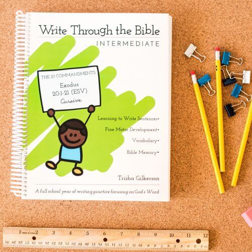 The 10 Commandments (Exodus 20:1-21) Intermediate Workbooks