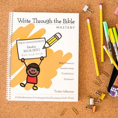 The 10 Commandments (Exodus 20:1-21) Mastery Workbooks
