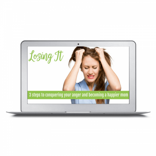 Losing It: 3 steps to conquering your anger and becoming a happier mom