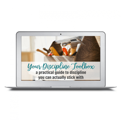 Your Discipline Toolbox: a practical guide to discipline you can actually stick with
