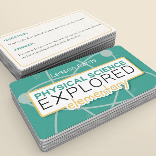 Physical Science Lesson Cards