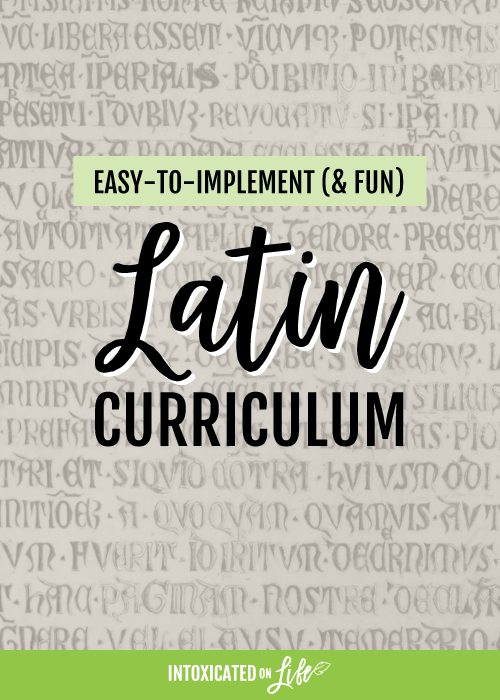 Easy to Use Latin Curriculum