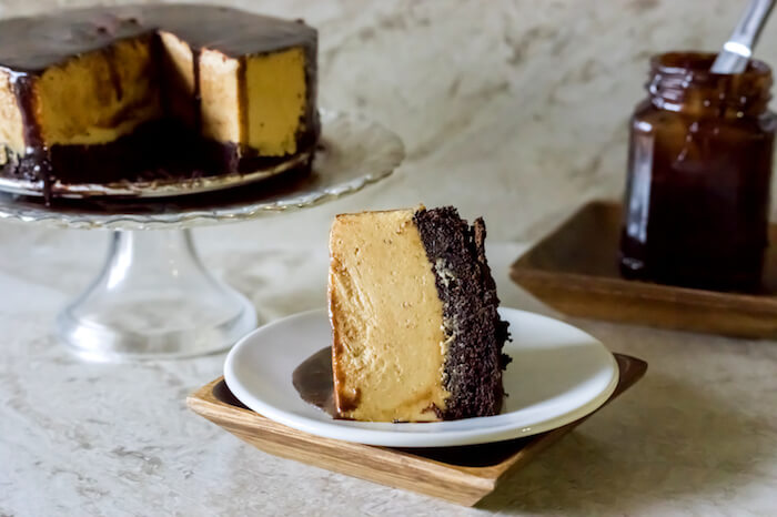 Peanut Butter and Chocolate Cheesecake 