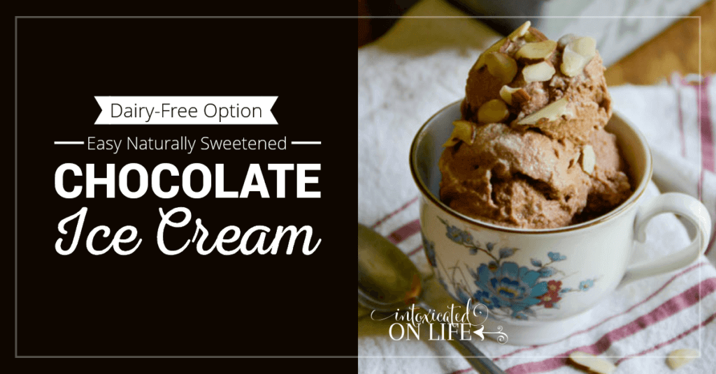 Easy Naturally Sweetened Chocolate Ice Cream