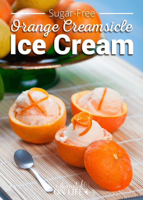 Sugar Free Orange Creamsicle Ice Cream