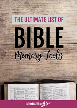 The Ultimate List Of Bible Memory Tools