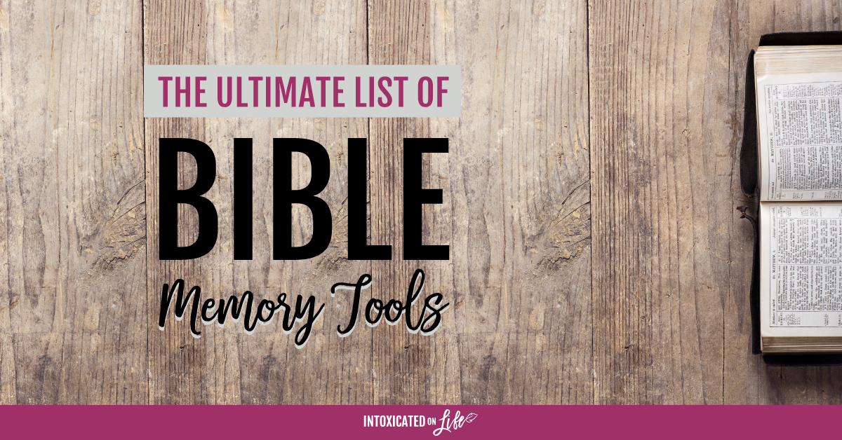 The Ultimate List Of Bible Memory Tools 