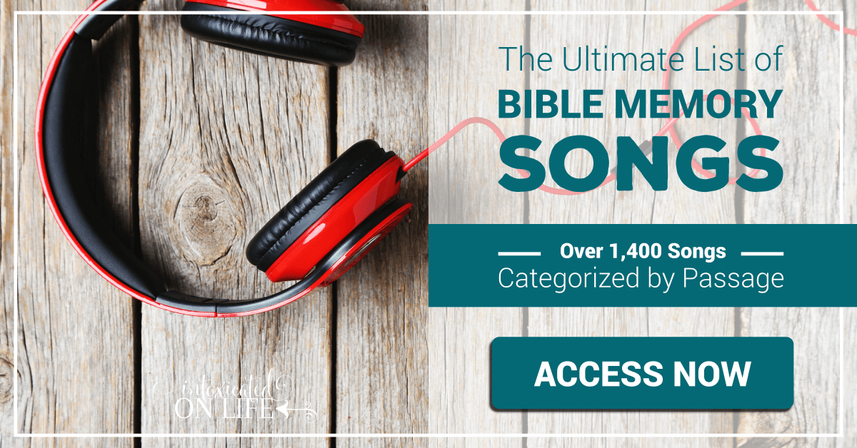 The Ultimate List Of Bible Memory Songs Over 1400 Songs Categorized By Passage