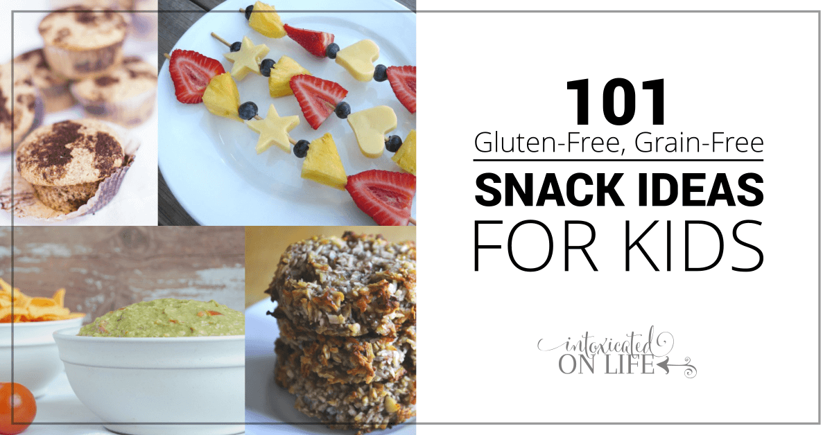 A variety of quick and easy gluten-free snacks for school