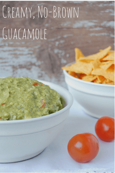 Creamy, No-Brown Guacamole