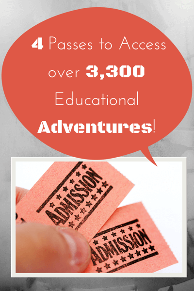 Find out what passes will open up 3,300 Educational Adventures for Your Family! #HomeschoolTravel #FamilyTravel 