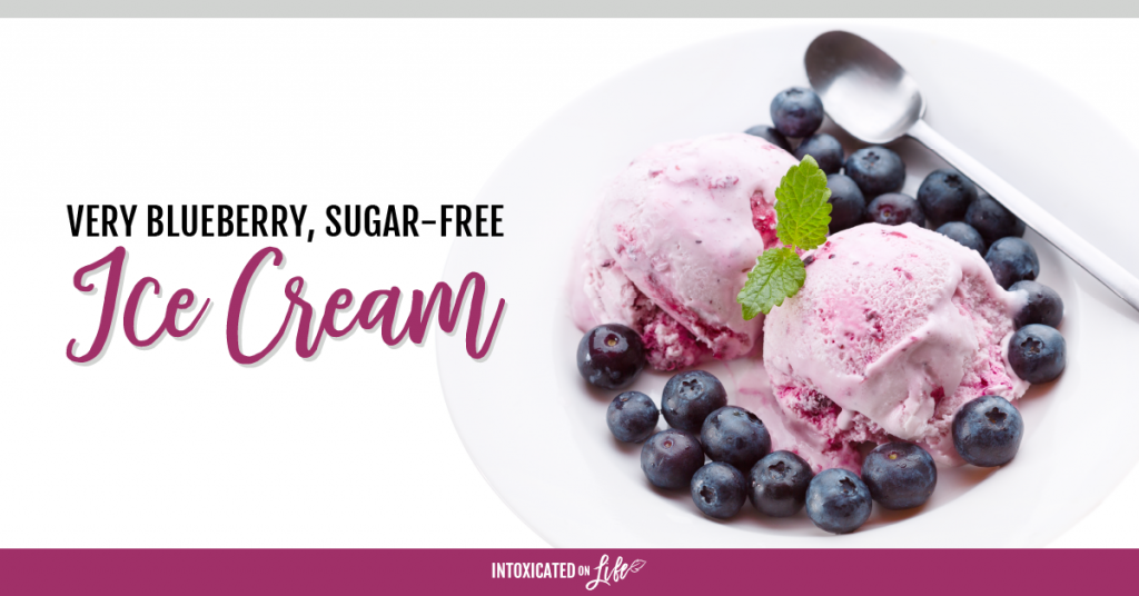 Very Blueberry Sugar Free Ice Cream FB