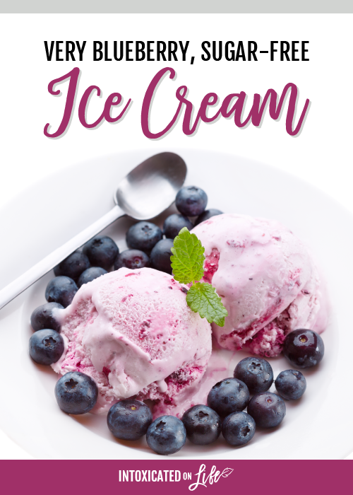 Very Blueberry Sugar Free Ice Cream