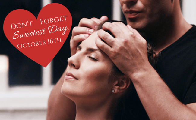 Ready for the perfect Sweetest Day gift?! Don't Forget Sweetest on Sweetest Day - October 18! @ IntoxicatedOnLife.com #DateNight #Marriage #Massage