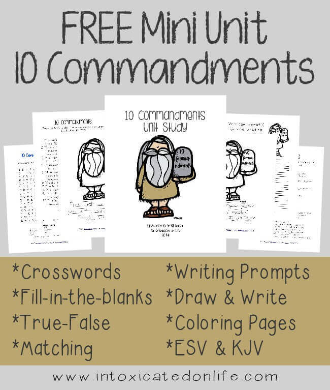 10 commandments for little kids