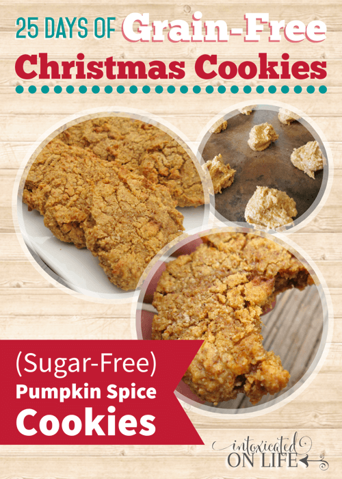 Sugar-Free, Grain-Free Pumpkin Spice Cookies