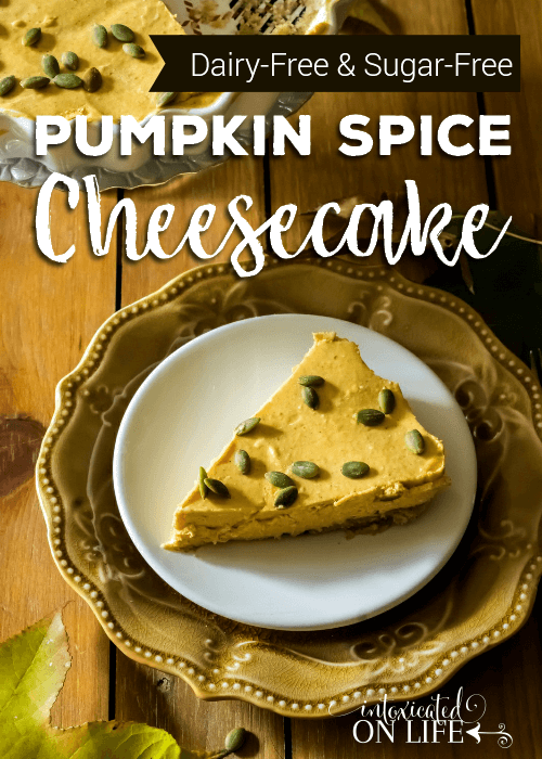 Dairy Free And Sugar Free Pumpkin Spice Cheesecake