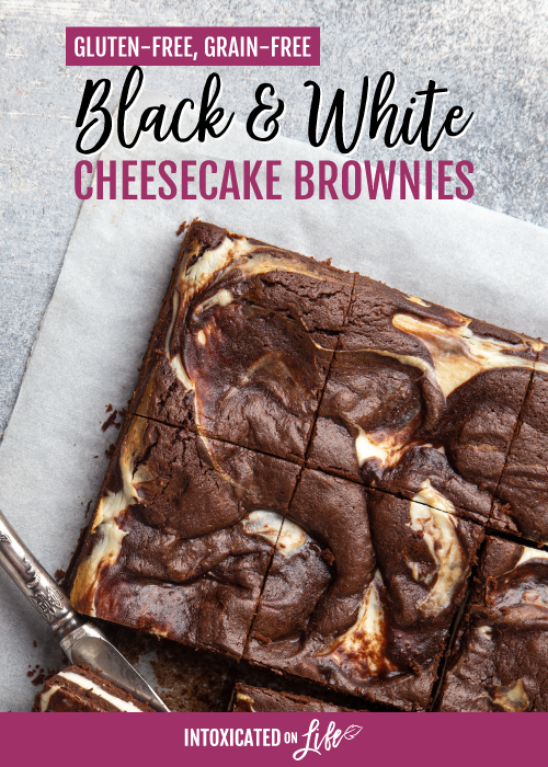 Gluten Free Black and White Cheesecake Brownies