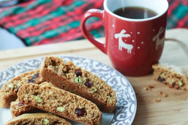 Can not wait to try out these grain-free cranberry pistachio biscotti! Just in time for the holidays too! 