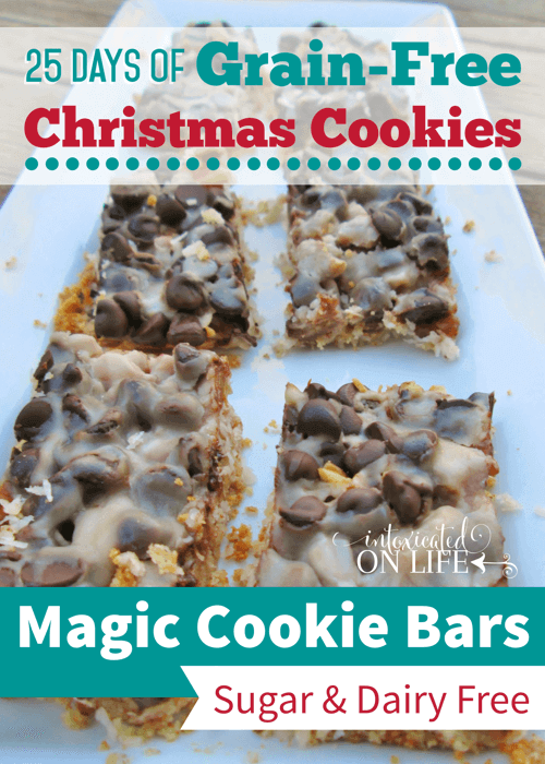 Magic Cookie Bars Grain Free Dairy Free Sugar Free