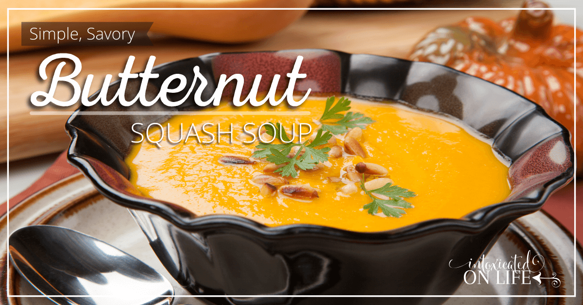Simple Savory Butternut Squash Soup