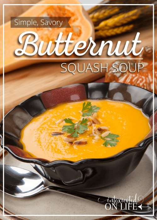 Simple Savory Butternut Squash Soup