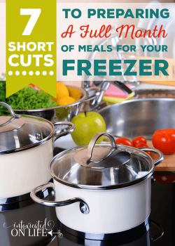 7 Shortcuts to Preparing a Full Month Of Meals For Your Freezer