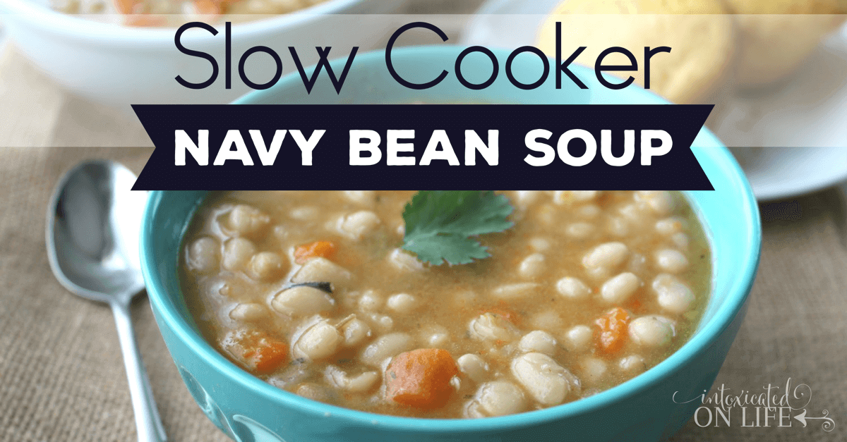 Slow Cooker Navy Bean Soup FB