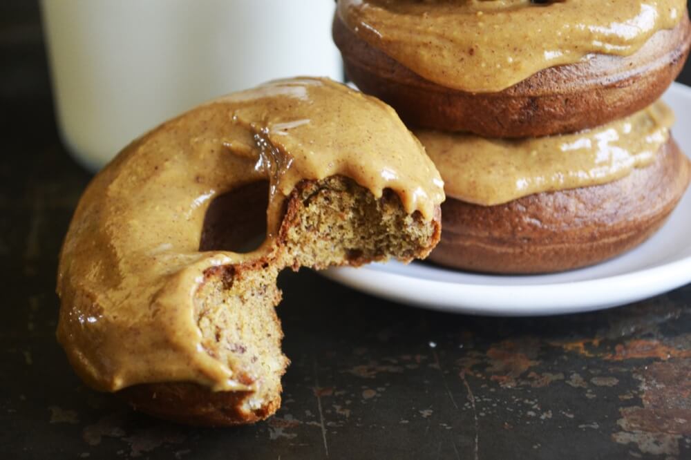 Grain-Free, Sugar-Free Banana Nut Butter Donuts