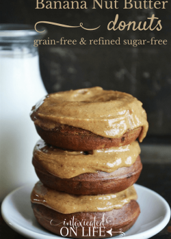 banana nut butter donuts