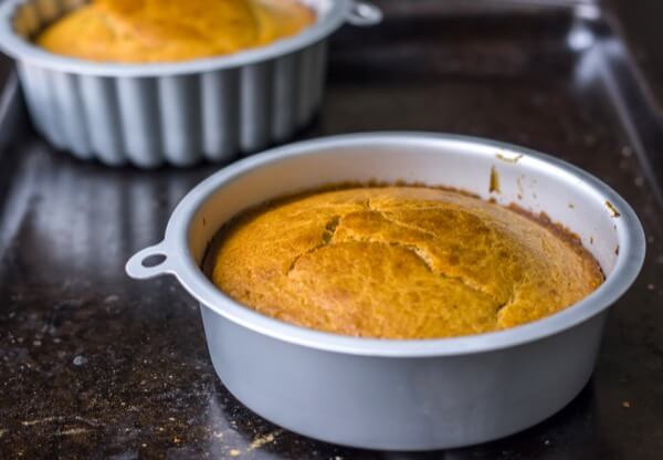 Banana Cake with Peanut Butter Frosting Cake