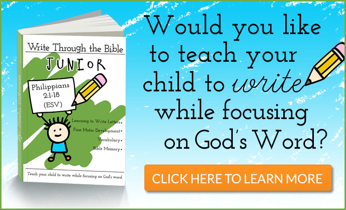 Write Through the Bible Junior