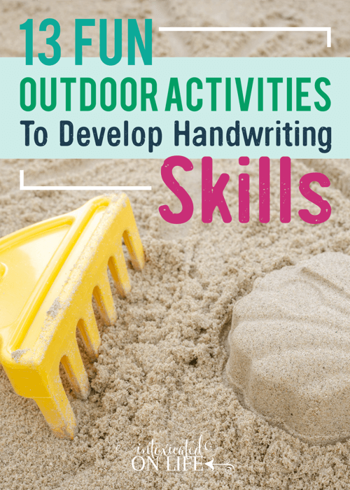 13 Fun Outdoor Activities To Develop Handwriting Skills