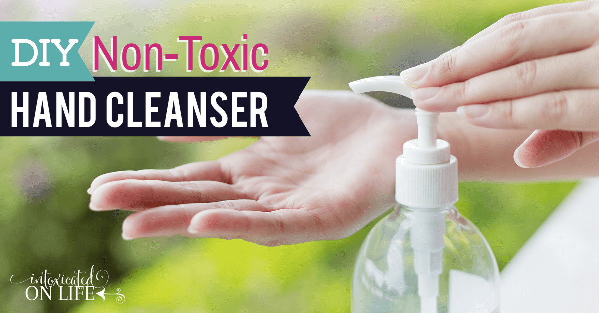 DIY NonToxic Hand Sanitizer (made with essential oils)