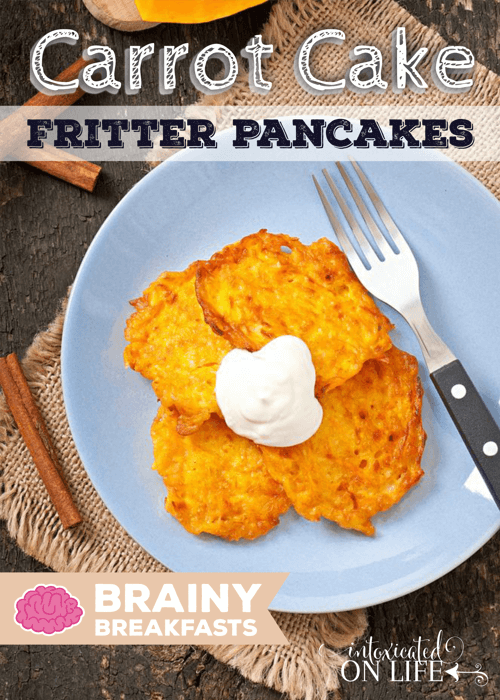 Carrot Cake Fritter Pancakes