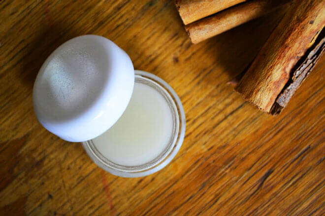 DIY Non Toxic Honey Cinnamon Lip Balm