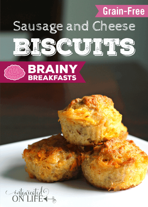 Grain Free Sausage And Cheese Biscuits 