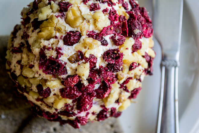 Cranberry Walnut Cheese Ball