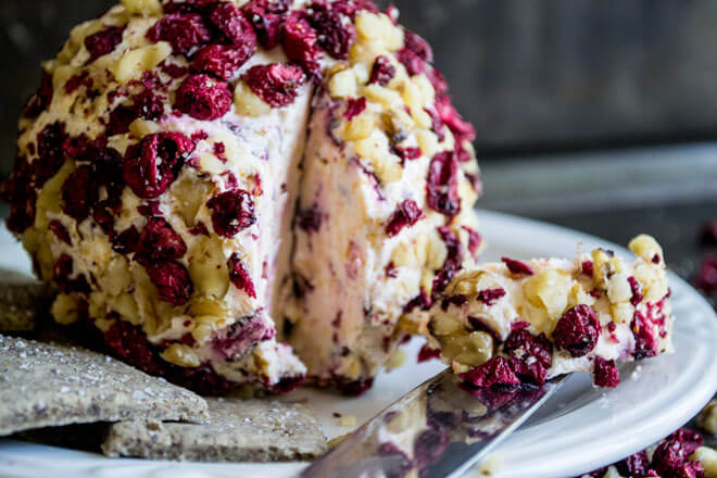 Cranberry Walnut Cheese Ball