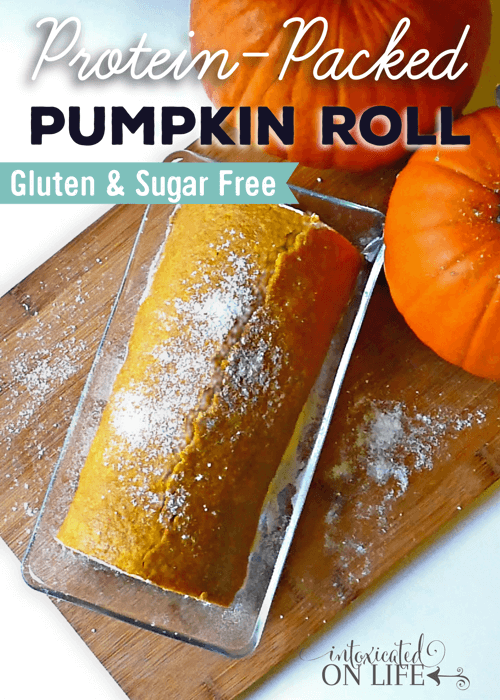 Protein-Packed Pumpkin Roll (Gluten-Free, Sugar-Free)