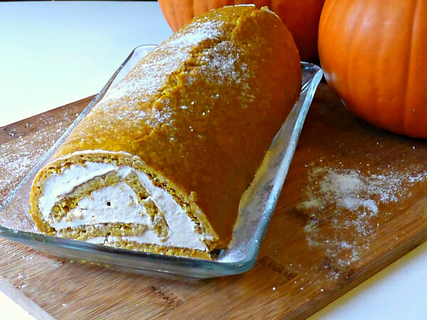 Protein-Packed Pumpkin Roll (Gluten-Free, Sugar-Free)