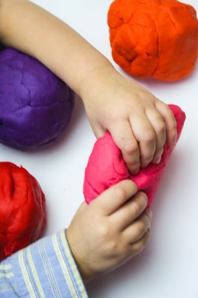 In addition to your gel food coloring, all you need is one more ingredient to get really vibrant gluten-free play-dough colors that don't get washed out easily. https://www.intoxicatedonlife.com/2016/01/22/secret-vibrant-gluten-free-play-dough-colors/