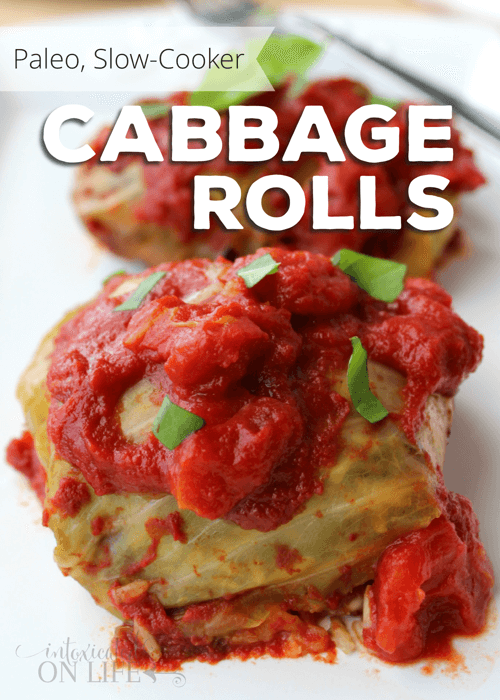 Paleo Slow Cooker Cabbage Rolls