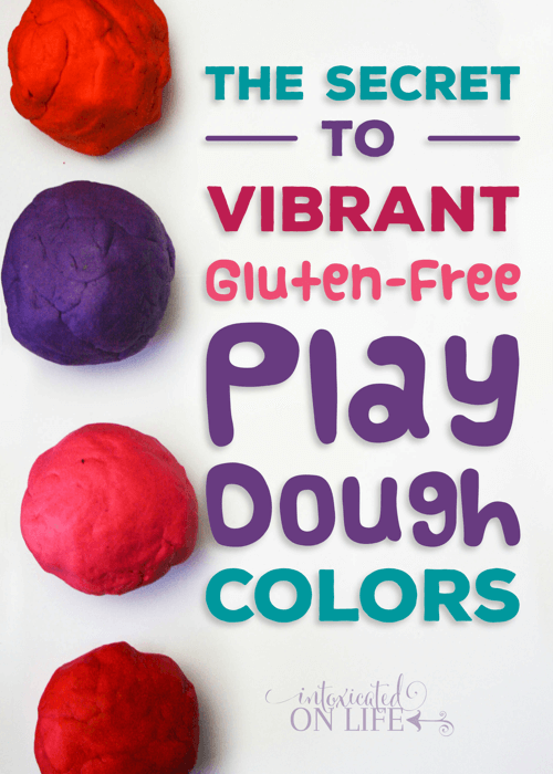 The Secret To Vibrant Gluten-Free Play-Dough Colors