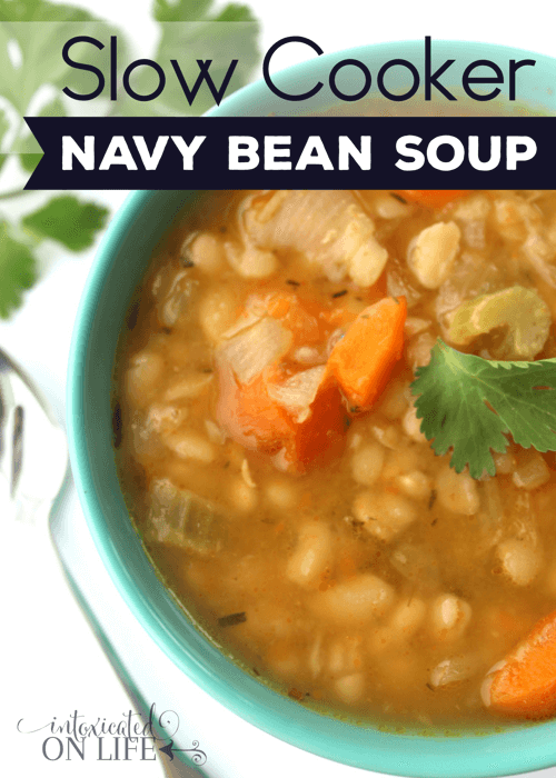 Slow Cooker Navy Bean Soup