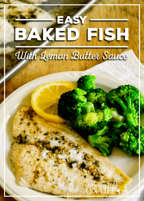 Easy Baked Fish With Lemon Butter Sauce